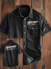 Herren-Kurzarm-Hemd mit Spritze ohne Impft